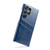 Samsung Galaxy S25 Ultra 5G Fierre Shann Retro Oil Wax Texture Card Slots PU Leather Phone Case - Blue