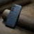 Samsung Galaxy S25+ 5G Fierre Shann FS-027 Cowhide Texture MagSafe Magnetic Phone Case - Blue