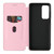 Motorola Edge 2021 Carbon Fiber Texture Leather Phone Case with Card Slot - Pink Motorola Edge 2021 Carbon Fiber Texture Leather Phone Case with Card Slot - Pink