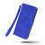 Motorola Edge 2021 Solid Color Skin Feel Magnetic Buckle Horizontal Flip PU Leather Case with Holder & Card Slots & Wallet - Blue