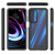 Motorola Edge 2021 Starry Sky Solid Color Series Shockproof PC + TPU Protective Case - Light Red