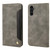 Samsung Galaxy A36 / A56 5G Skin Feel Splicing Leather Phone Case - Grey