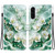 Samsung Galaxy A36 / A56 5G Crystal Texture Colored Drawing Leather Phone Case - Jade Flowers