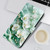 Samsung Galaxy A36 / A56 5G Crystal Texture Colored Drawing Leather Phone Case - Jade Flowers