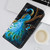 Samsung Galaxy A36 / A56 5G Crystal Texture Colored Drawing Leather Phone Case - Peacock Samsung Galaxy A36 / A56 5G Crystal Texture Colored Drawing Leather Phone Case - Peacock