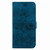 Samsung Galaxy A36 5G / A56 5G Lily Embossed Leather Phone Case - Dark Blue