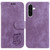 Samsung Galaxy A36 5G / A56 5G Little Tiger Embossed Leather Phone Case - Purple