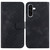 Samsung Galaxy A36 5G / A56 5G Seven-shaped Embossed Leather Phone Case - Black