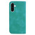 Samsung Galaxy A36 5G / A56 5G Seven-shaped Embossed Leather Phone Case - Green