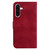 Samsung Galaxy A36 5G / A56 5G Seven-shaped Embossed Leather Phone Case - Red