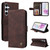 Samsung Galaxy A36 5G / A56 5G Skin Feel Life Tree Metal Button Leather Phone Case - Brown