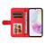 Samsung Galaxy A36 5G / A56 5G Skin Feel Life Tree Metal Button Leather Phone Case - Red