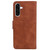 Samsung Galaxy A36 5G / A56 5G Skin Feel Pure Color Flip Leather Phone Case - Brown
