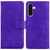 Samsung Galaxy A36 5G / A56 5G Skin Feel Pure Color Flip Leather Phone Case - Purple