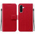 Samsung Galaxy A36 5G / A56 5G Ultra-thin Voltage Magnetic Buckle Leather Phone Case - Red