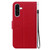 Samsung Galaxy A36 5G / A56 5G Ultra-thin Voltage Magnetic Buckle Leather Phone Case - Red