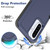 Samsung Galaxy A36 5G 2 in 1 PC + TPU Phone Case - Dark Blue