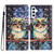 Samsung Galaxy A36 5G 3D Pattern Leather Phone Case - Big-eyed owl