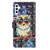 Samsung Galaxy A36 5G 3D Pattern Leather Phone Case - Big-eyed owl