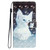 Samsung Galaxy A36 5G 3D Pattern Leather Phone Case - White Cat