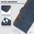 Samsung Galaxy A36 5G ABEEL Color Block Magnetic RFID Leather Phone Case - Blue-Brown