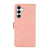 Samsung Galaxy A36 5G ABEEL Frosted Magnetic RFID Leather Phone Case - Pink