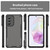 Samsung Galaxy A36 5G Armor Glaze PC Hybrid TPU Phone Case - Black
