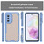 Samsung Galaxy A36 5G Armor Glaze PC Hybrid TPU Phone Case - Blue