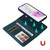 Samsung Galaxy A36 5G BETOPNICE BN-005 2 in 1 Detachable Imitate Genuine Leather Phone Case - Blue
