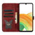 Samsung Galaxy A36 5G Butterfly Cat Embossing Flip Leather Phone Case - Red Samsung Galaxy A36 5G Butterfly Cat Embossing Flip Leather Phone Case - Red