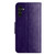 Samsung Galaxy A36 5G Butterfly Flower Pattern Flip Leather Phone Case - Dark Purple