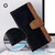 Samsung Galaxy A36 5G Color Stitching Skin Feel Leather RFID Blocking Phone Case - Black Samsung Galaxy A36 5G Color Stitching Skin Feel Leather RFID Blocking Phone Case - Black
