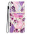 Samsung Galaxy A36 5G Colored Drawing Leather Phone Case - Purple Marble