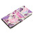 Samsung Galaxy A36 5G Colored Drawing Leather Phone Case - Purple Marble