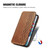Samsung Galaxy A36 5G Cubic Grid Pressed Magnetic Leather Phone Case - Brown