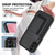Samsung Galaxy A36 5G CX01 Detachable Magsafe Magnetic Card Bag Phone Case - Black Samsung Galaxy A36 5G CX01 Detachable Magsafe Magnetic Card Bag Phone Case - Black