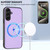 Samsung Galaxy A36 5G CX01 Detachable Magsafe Magnetic Card Bag Phone Case - Light Purple
