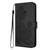 Samsung Galaxy A36 5G Datura Flower Embossed Flip Leather Phone Case - Black
