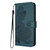 Samsung Galaxy A36 5G Datura Flower Embossed Flip Leather Phone Case - Dark Green