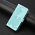 Samsung Galaxy A36 5G Datura Flower Embossed Flip Leather Phone Case - Light Blue