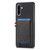 Samsung Galaxy A36 5G Denim Texture Leather Skin Phone Case with Card Slot - Black