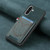 Samsung Galaxy A36 5G Denim Texture Leather Skin Phone Case with Card Slot - Green
