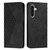 Samsung Galaxy A36 5G Diamond Splicing Skin Feel Magnetic Leather Phone Case - Black