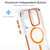 Samsung Galaxy A36 5G Dual-Color Clear Acrylic Hybrid TPU MagSafe Phone Case - Grey