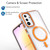 Samsung Galaxy A36 5G Dual-Color Clear Acrylic Hybrid TPU MagSafe Phone Case - Purple Samsung Galaxy A36 5G Dual-Color Clear Acrylic Hybrid TPU MagSafe Phone Case - Purple