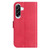 Samsung Galaxy A36 5G Dual-Folded S-shape Leather Phone Case - Rose Red Samsung Galaxy A36 5G Dual-Folded S-shape Leather Phone Case - Rose Red