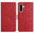 Samsung Galaxy A36 5G Floral Embossed Pattern Leather Phone Case - Red Samsung Galaxy A36 5G Floral Embossed Pattern Leather Phone Case - Red