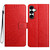 Samsung Galaxy A36 5G Flower Embossed Leather Phone Case - Red