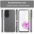 Samsung Galaxy A36 5G Frosted Translucent TPU Hybrid PC Full Coverage Phone Case - Black