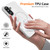 Samsung Galaxy A36 5G Glossy TPU Shockproof MagSafe Phone Case with Lanyard - White